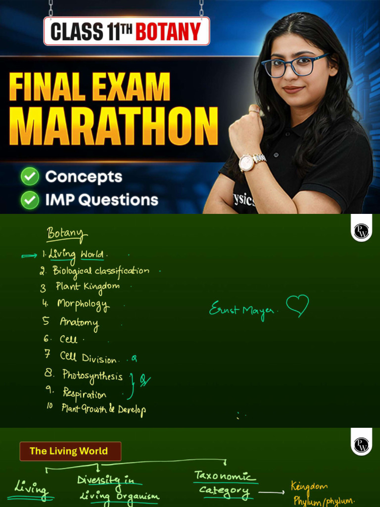 Final Exam Marathon Class Notes | PDF