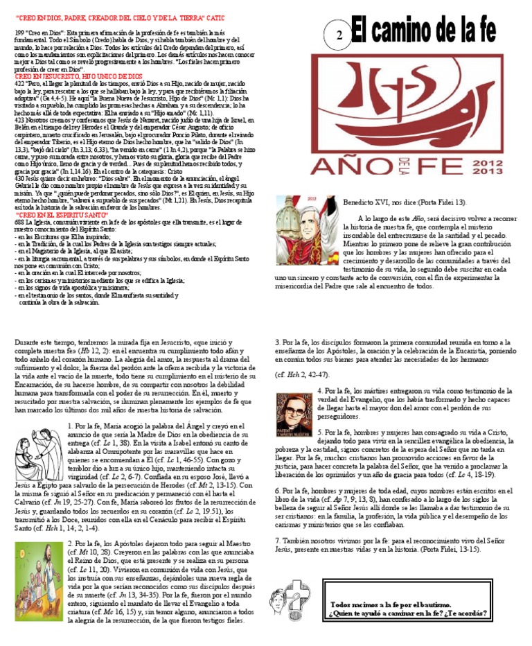 El Camino de La Fe. 2 | PDF | eucaristía | Fe