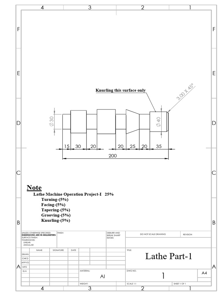 Lathe Part 1 PDF | PDF | Metalworking | Mechanical Engineering