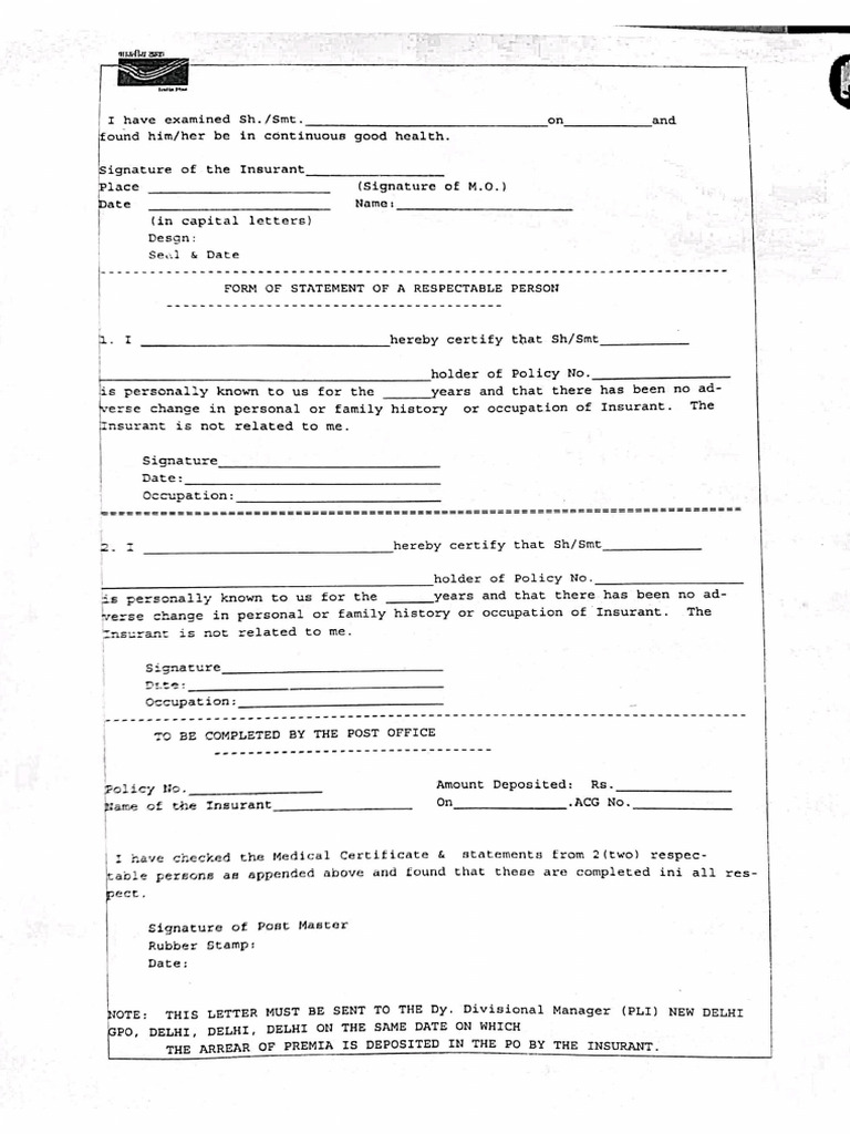 Revival Medical - Form | PDF