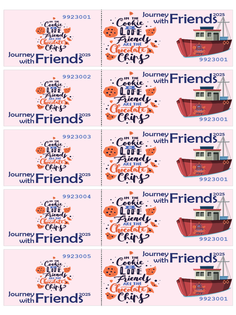 Raffle Draw Ticket Boar Journey 2025 - 12 | PDF