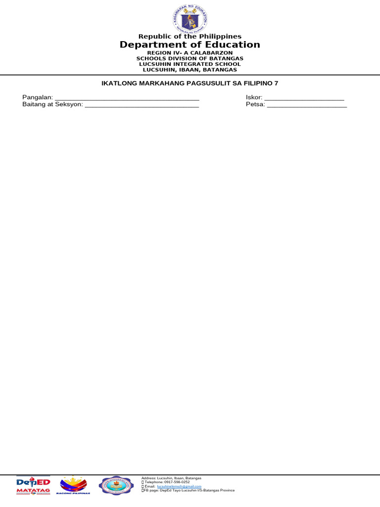 Activity Sheet | PDF