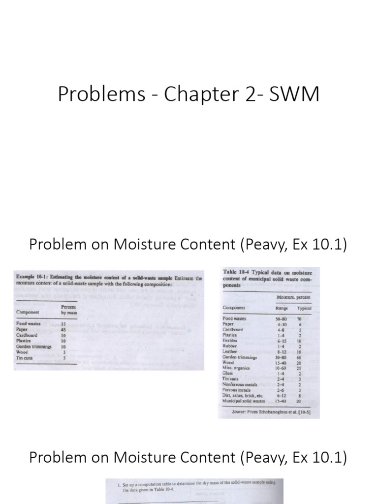 Problems - Chapter 2 - SWM | PDF
