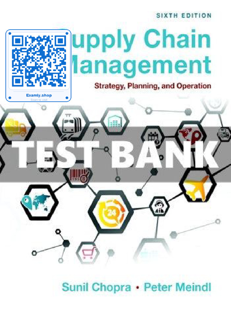 Supply Chain Management Strategy Planning and Operation 6th Edition ...