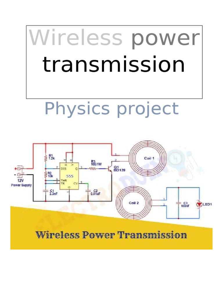 Wireless Power Transmission | PDF | Inductor | Electrodynamics