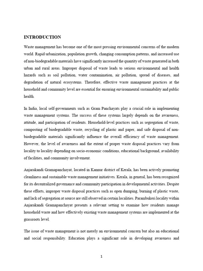 Arya Final Project 2 | PDF | Waste Management | Biodegradation