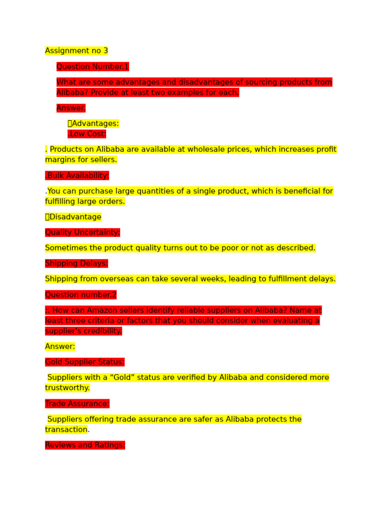Assignment 3 | PDF