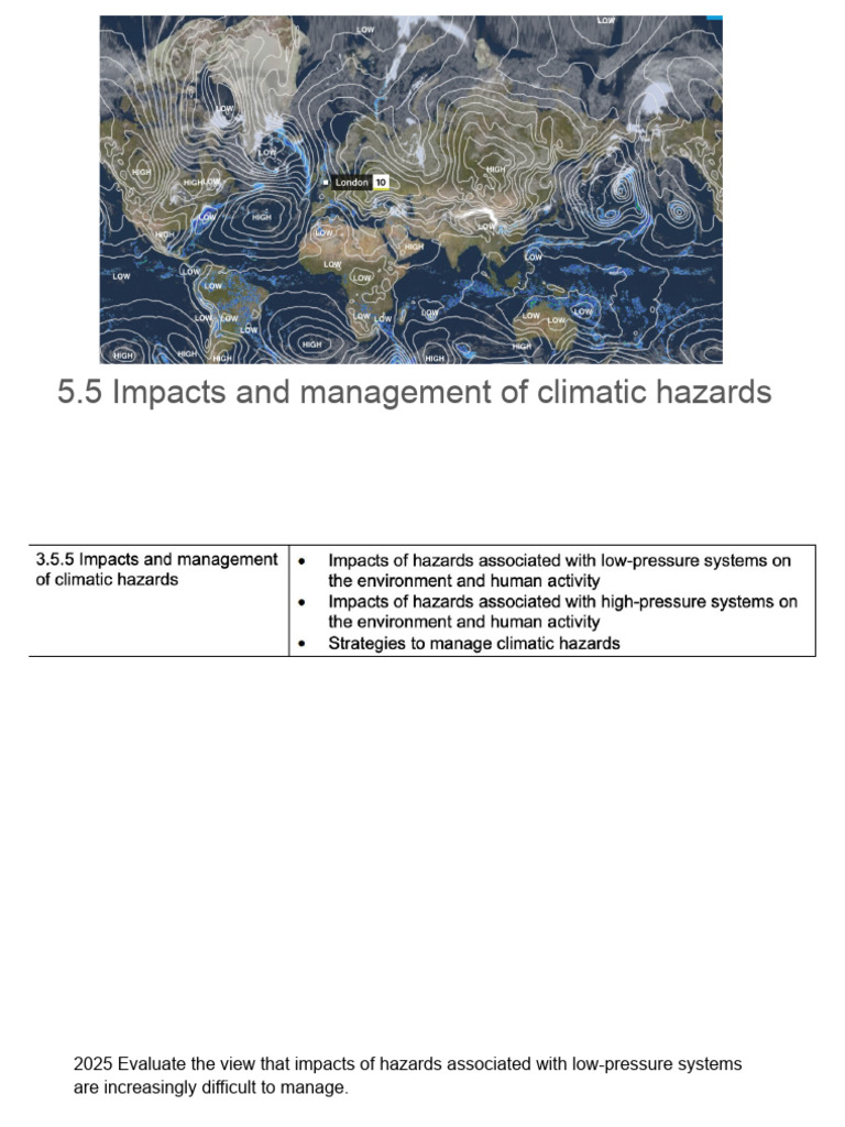 HGCH 5.5 Impacts and Management of Climatic Hazards | PDF | Tropical ...