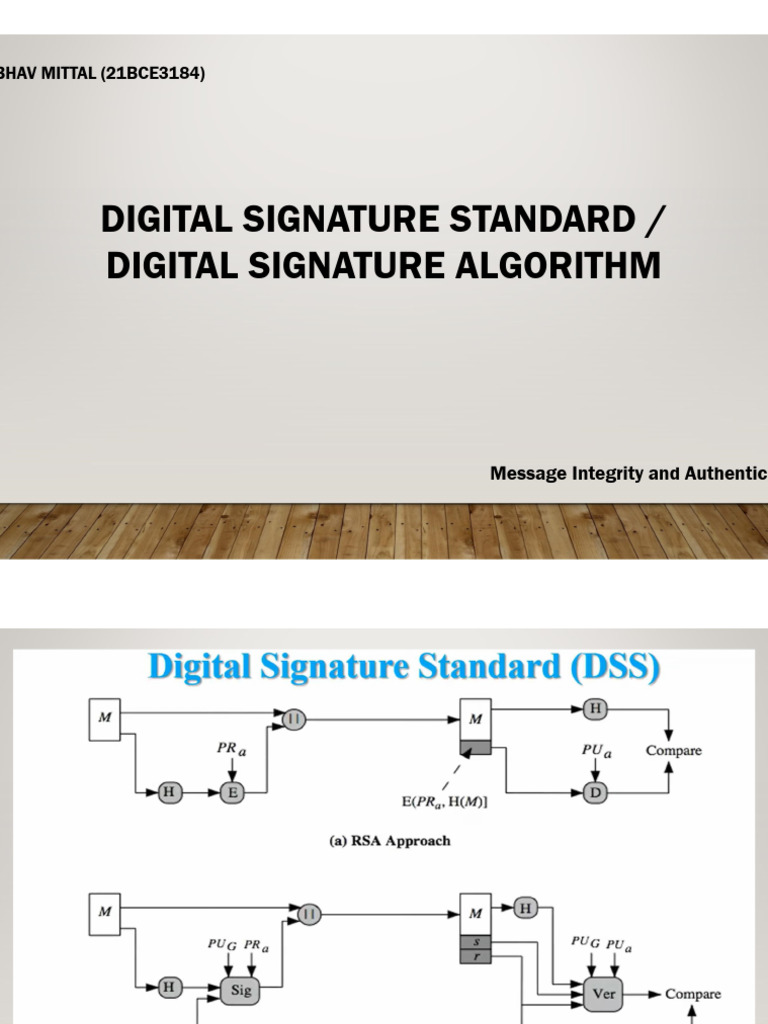 Digital Signature Standard (DSS) | PDF