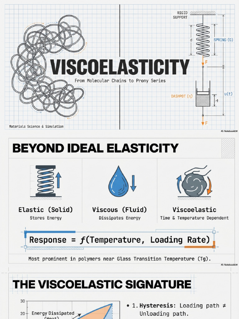 Viscoelasticity From Molecules To Simulation | PDF