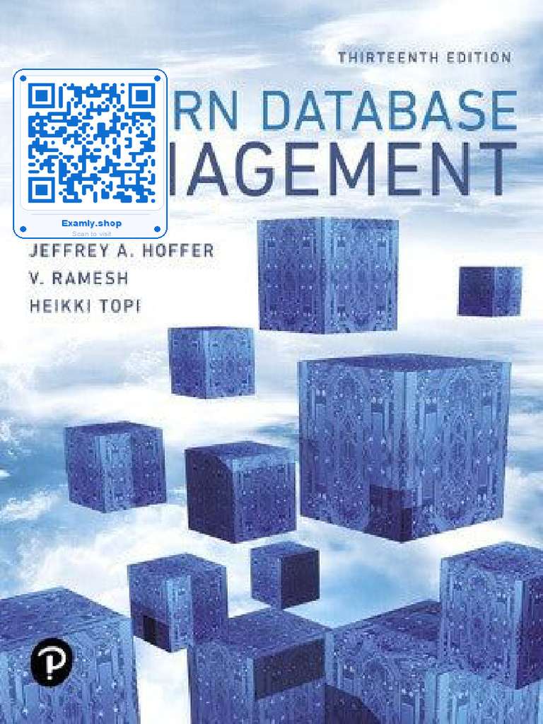 Modern Database Management 13th Edition Textbook and Resources | PDF ...