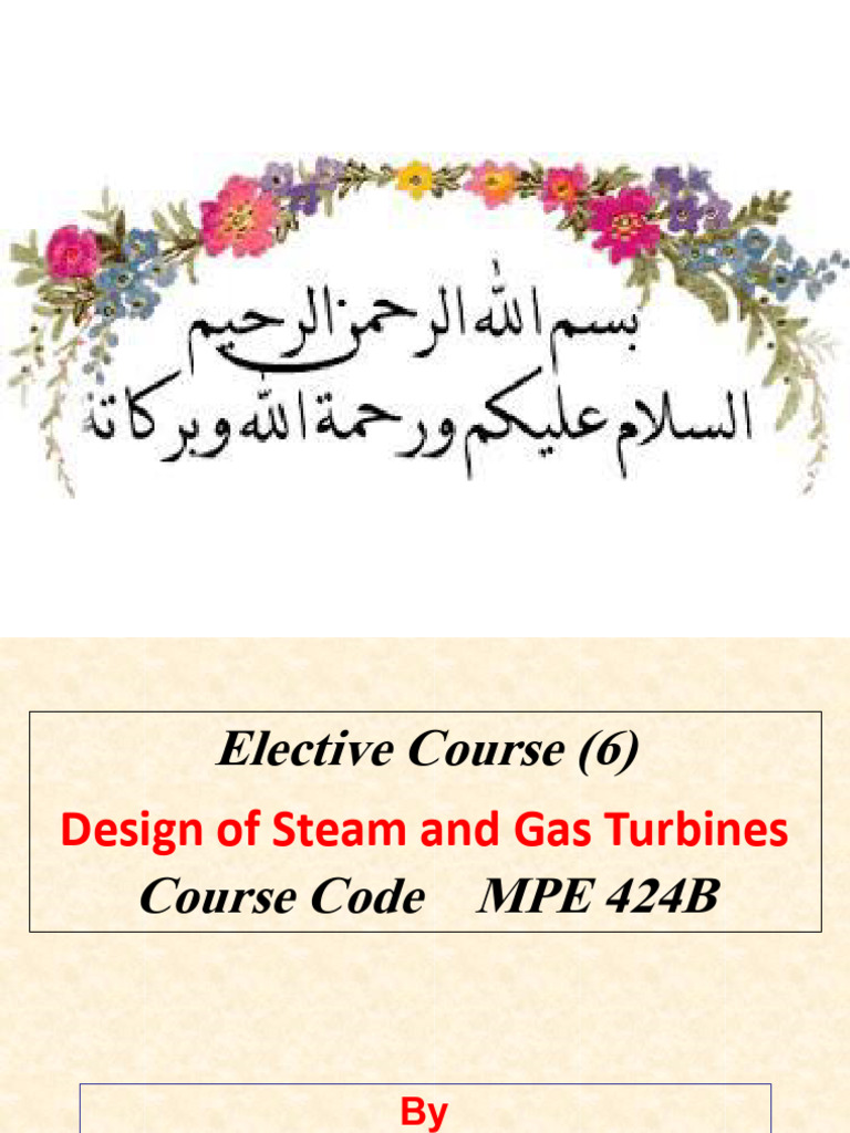 CH 2 Axial Turbine Cascade | PDF | Boundary Layer | Fluid Dynamics