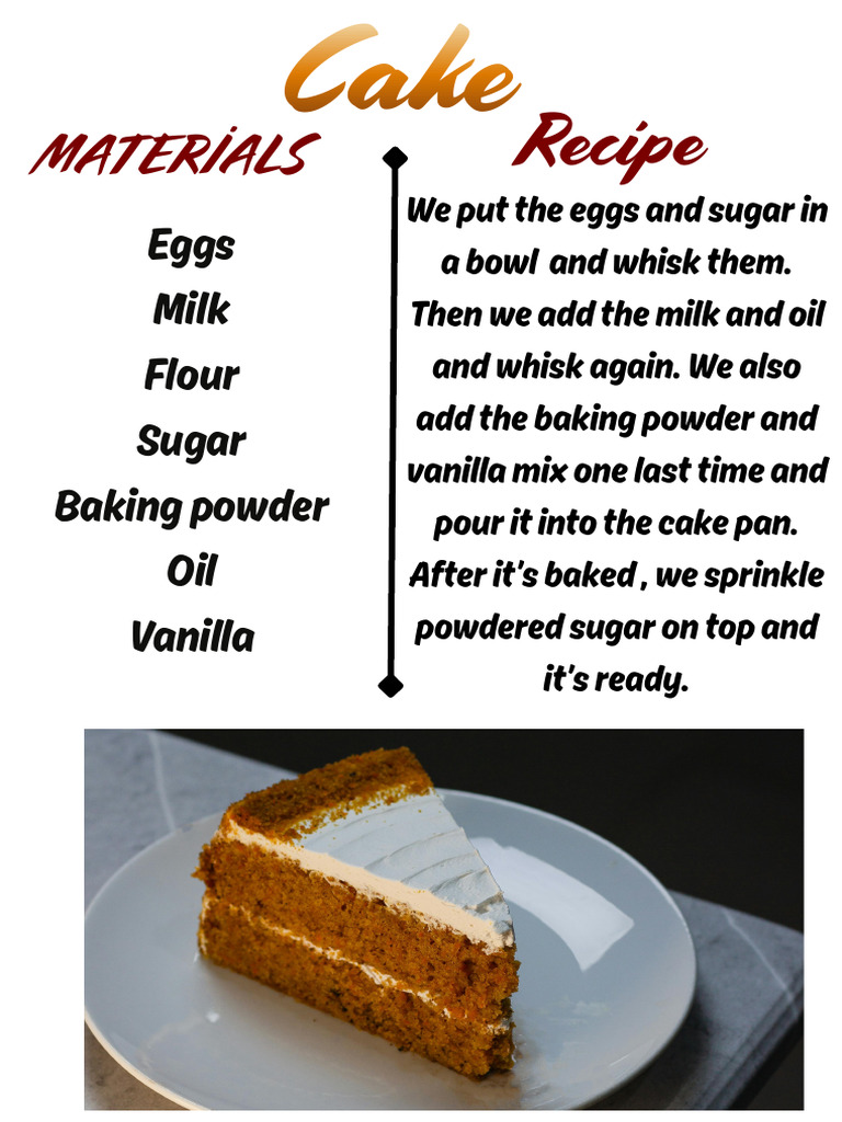 Cake | PDF