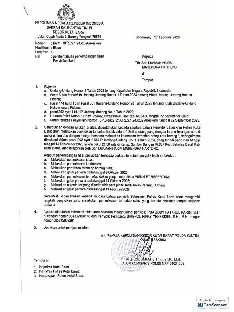 Sp2hp Ke-4 Sdr. Lukman | PDF