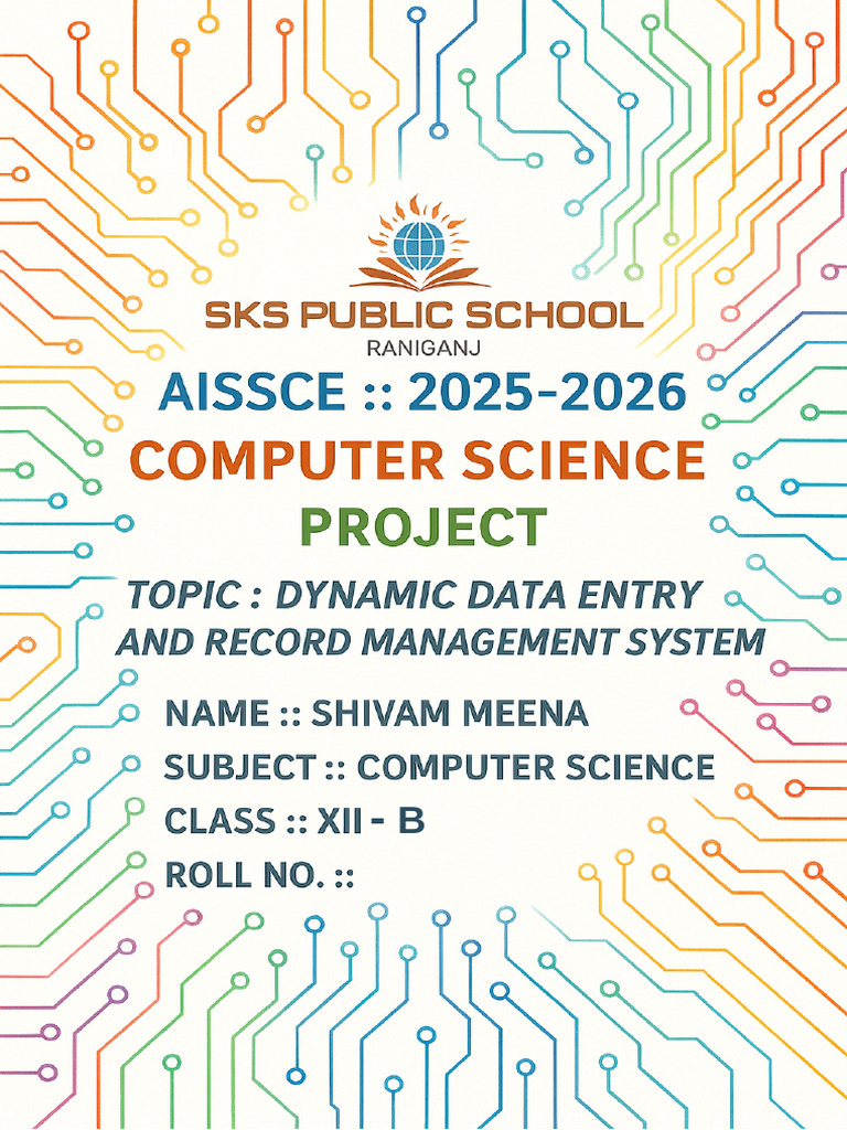 Computer Science SQL Project AISSCE | PDF | Computer Programming ...