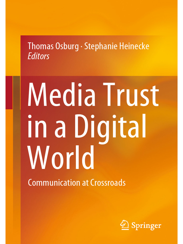 Media Trust in A Digital World | PDF | Journalism | Communication