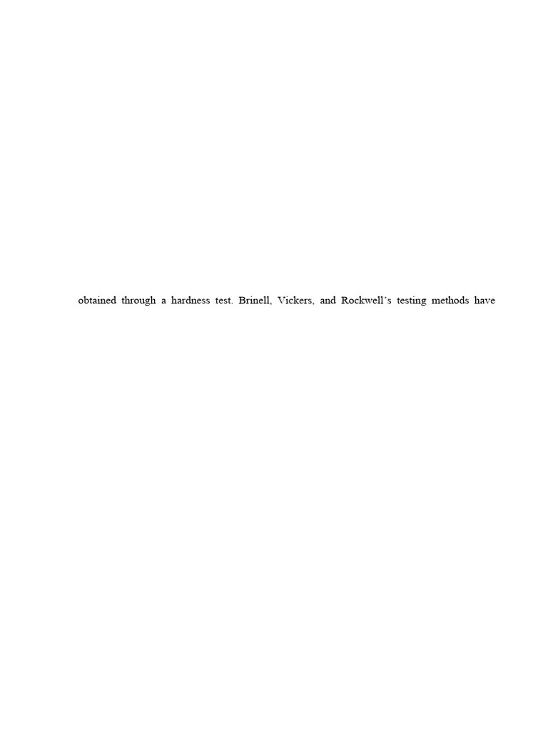 Modul 2 - Hardness Test | PDF
