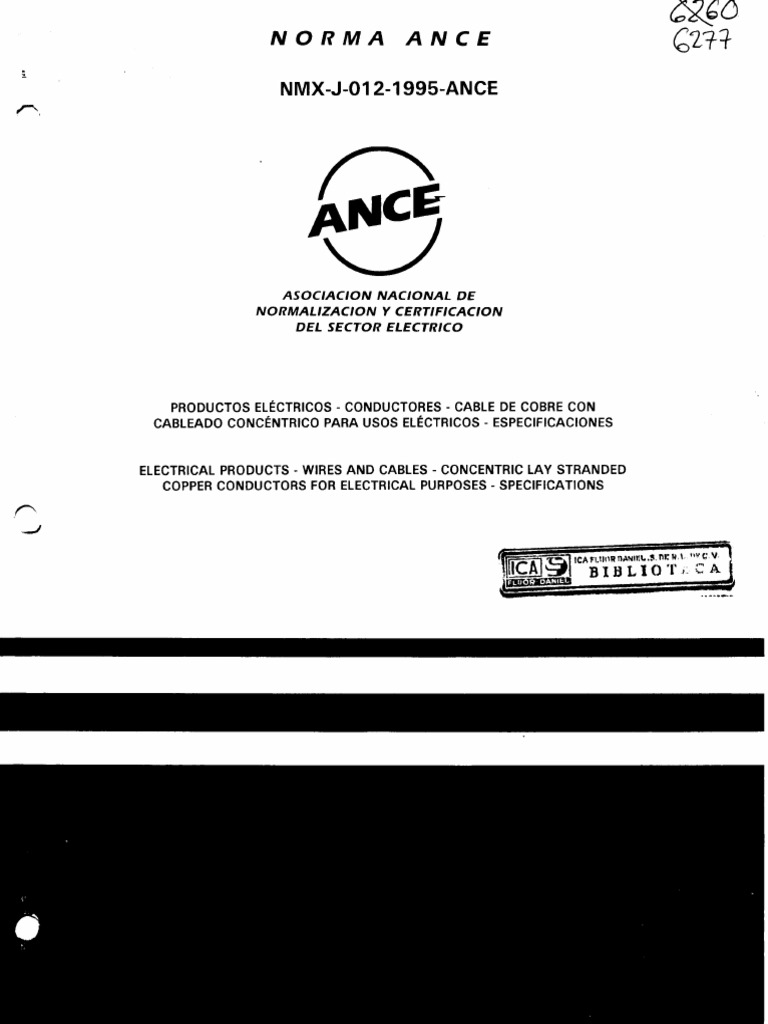 NMX J 012 1995 | PDF