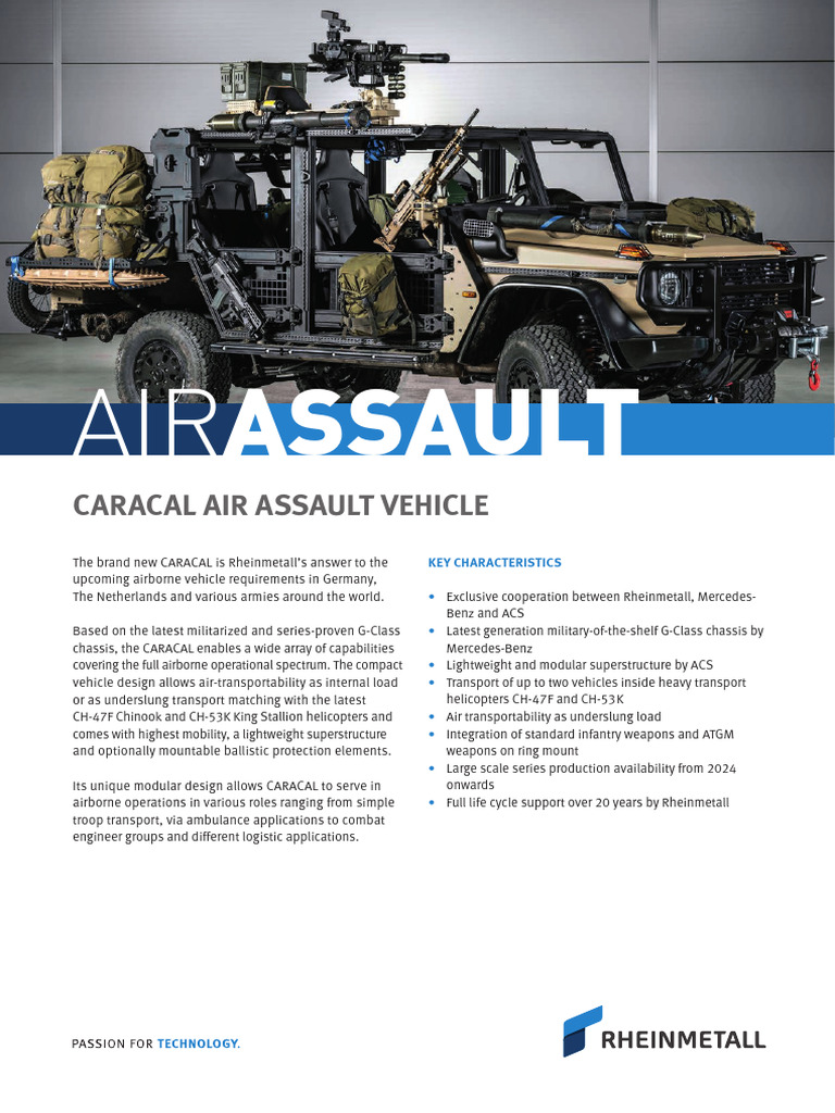 Rheinmetall RLS Caracal en | PDF | Mercedes Benz | Vehicles