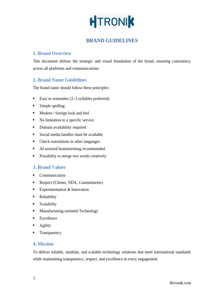 Brand Guidelines | PDF | Brand | Typefaces