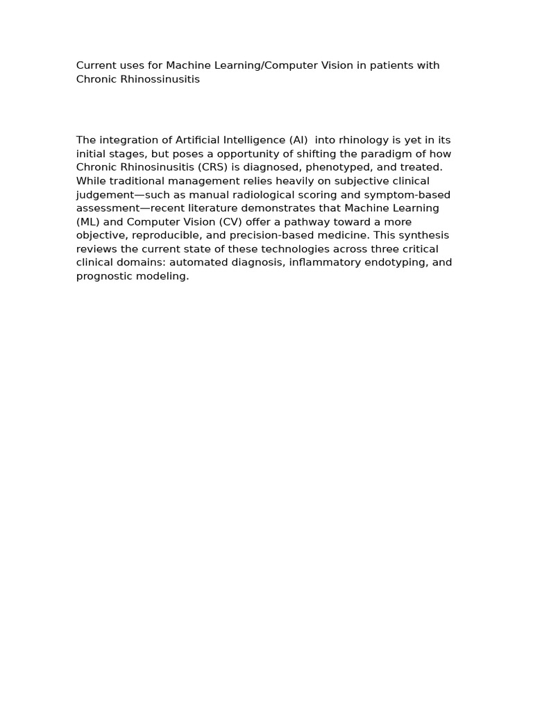 Current Uses For Machine Learning | PDF