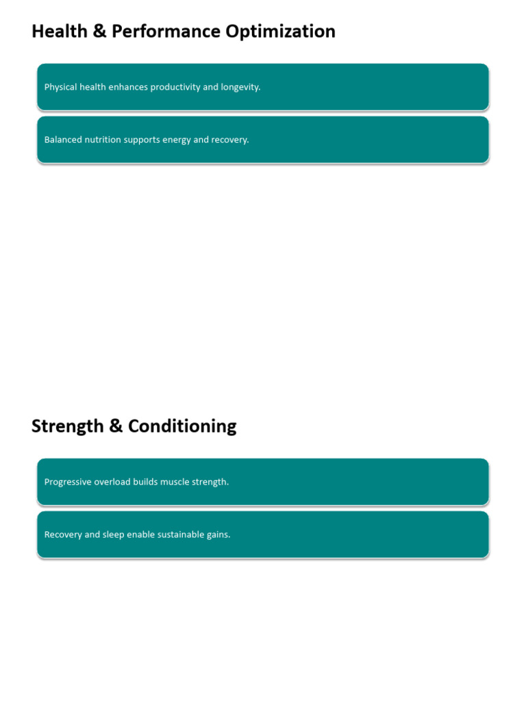 Premium Health Performance Infographic | PDF