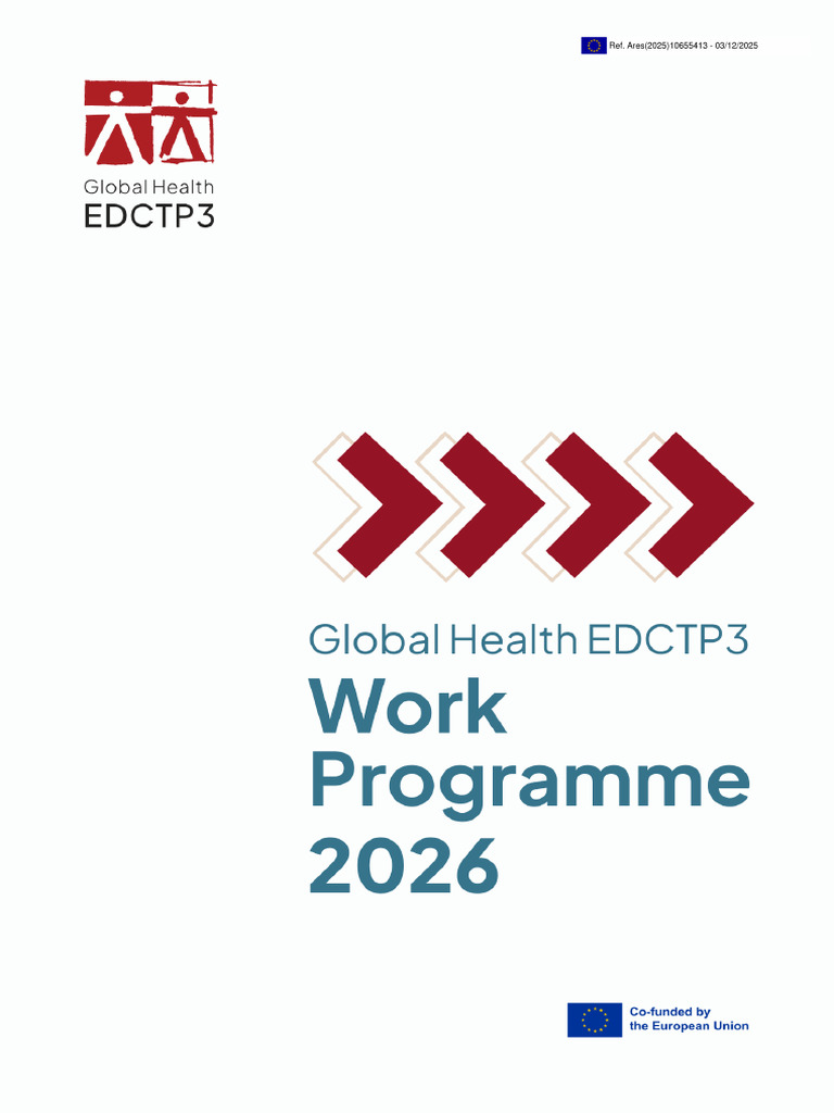 Global Health EDCTP3 Work Programme 2026 | PDF | Global Health | Infection