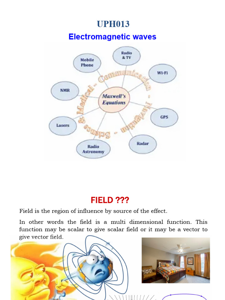 Electromagnetic Waves - Foundation | PDF | Flux | Divergence