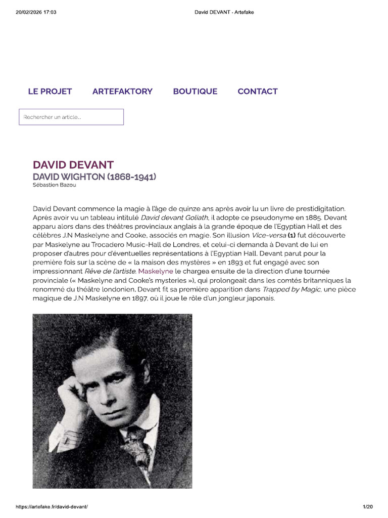 David DEVANT | PDF