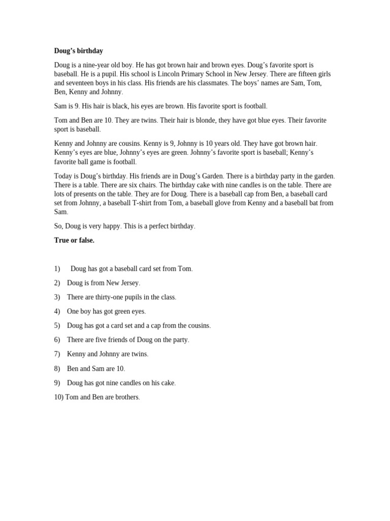Reading Comprehension | PDF