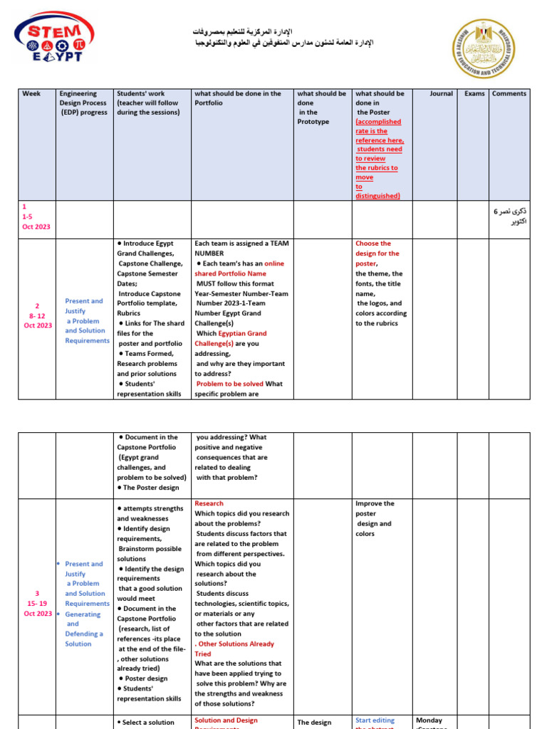 Capstone Calendar 2023-2024 | PDF | Prototype | Methodology