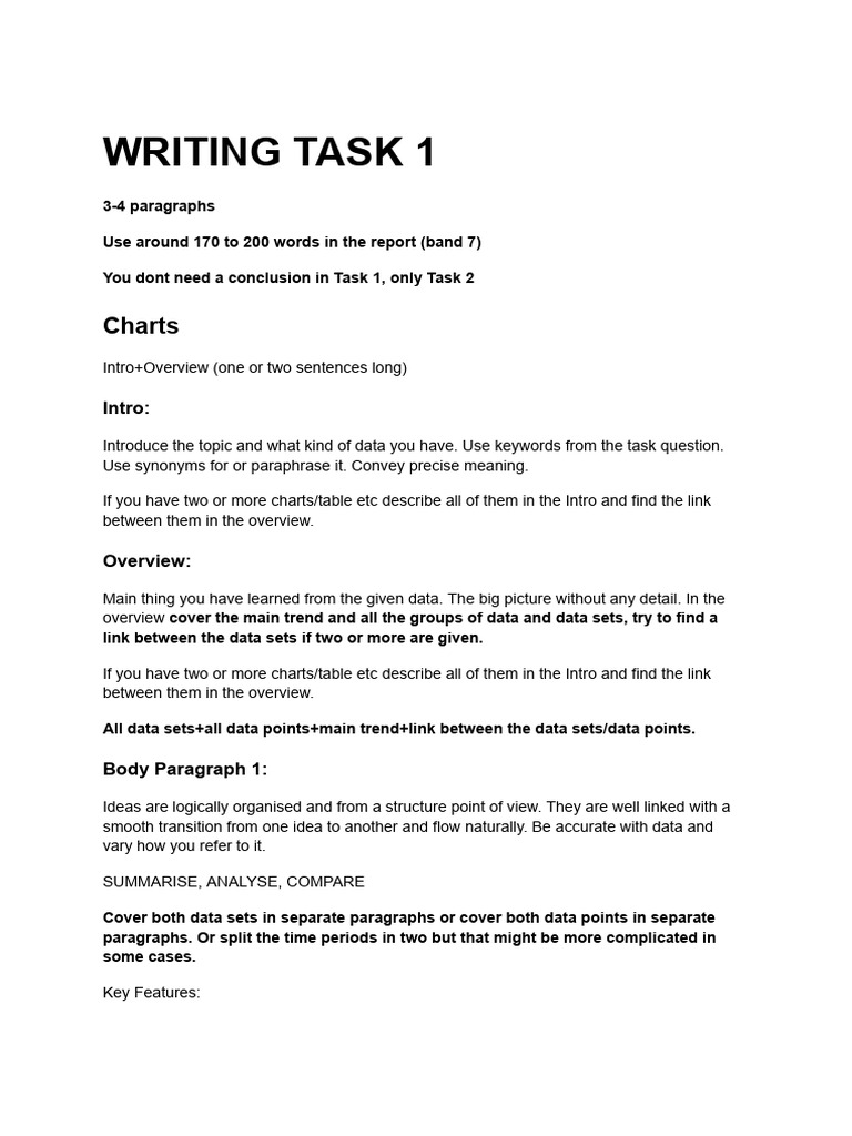 IELTS Writing +speaking Notes | PDF