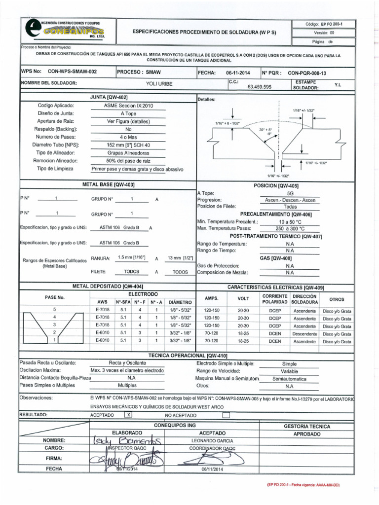 1 - Con WPS Smaw 002 | PDF