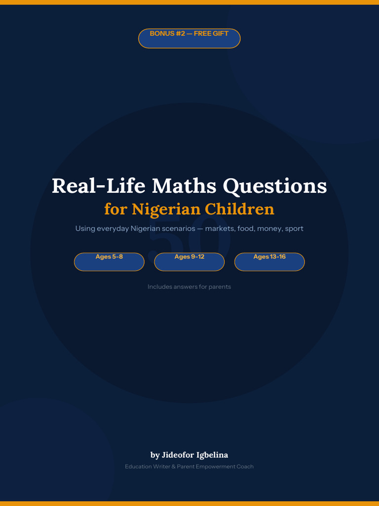 Bonus2 50 Real Life Maths Questions | PDF