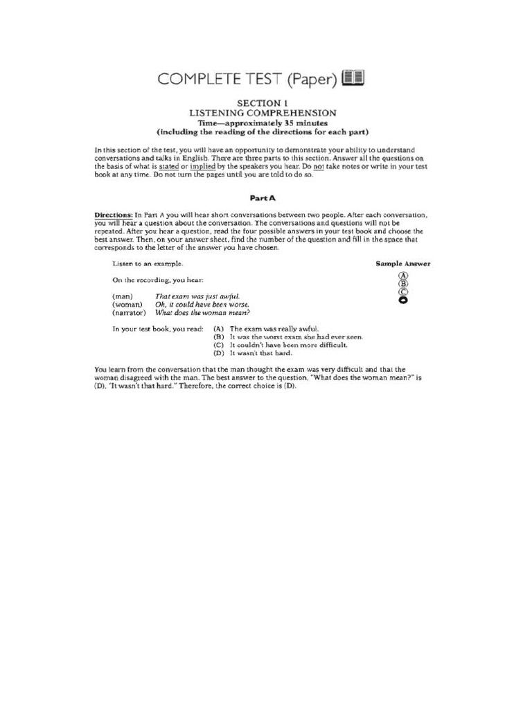 Listening Practice | PDF