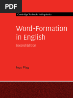 Word Formation in English, 2nd Edition ISBN 9781107172098