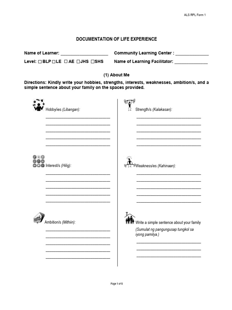 RPL Form 1 | PDF | Computing