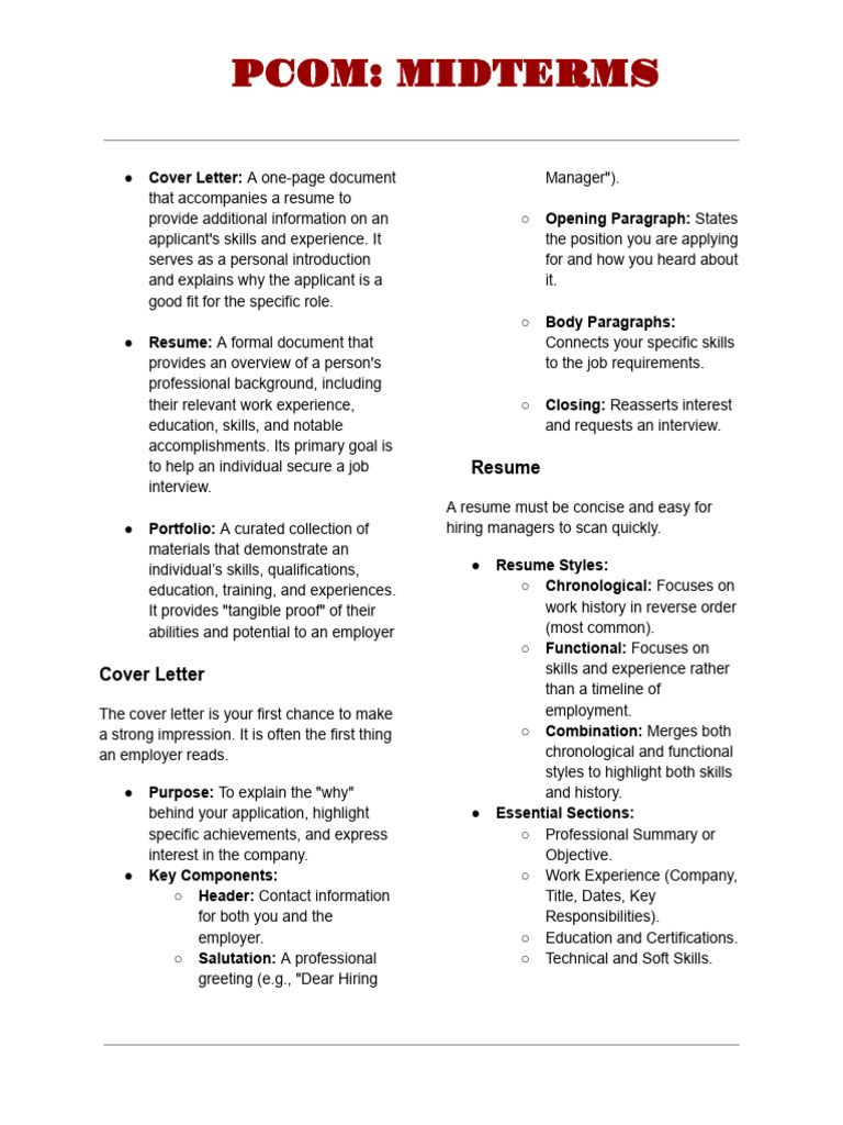 PCOM | PDF | Résumé | Human Communication