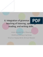 Integration of Grammar