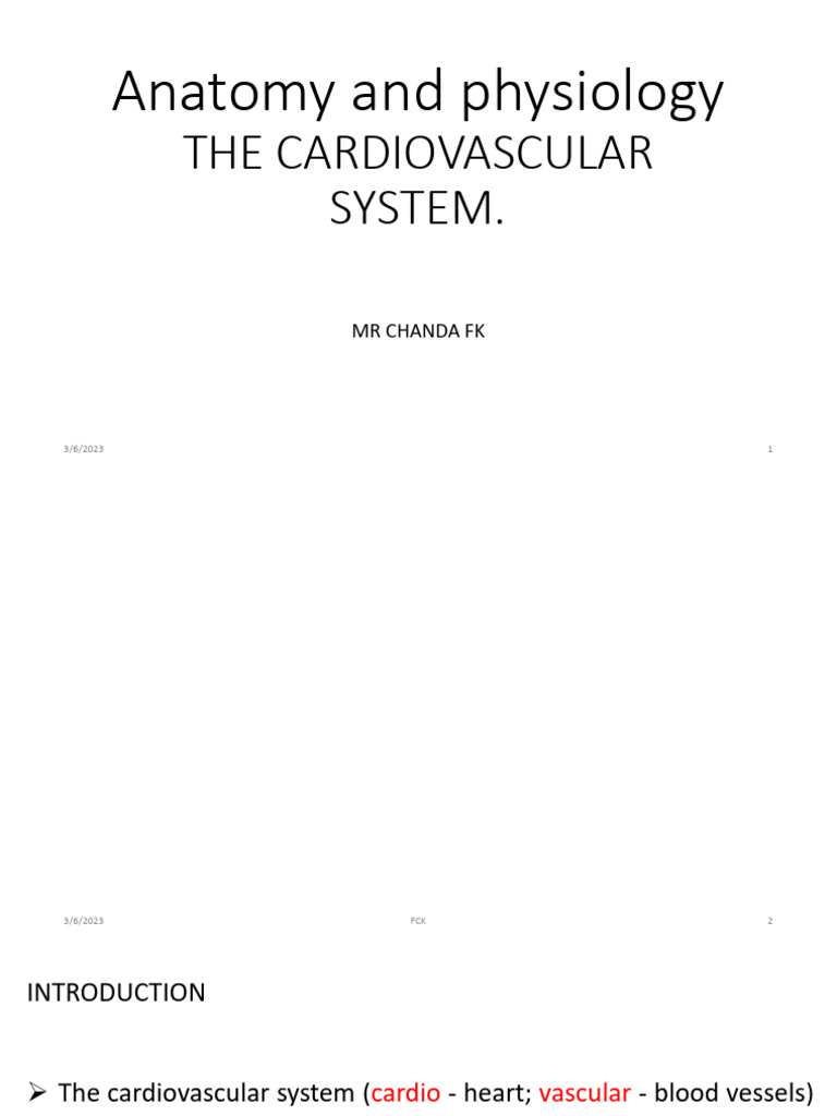 Cardiovascular System-Heart | PDF | Heart Valve | Heart
