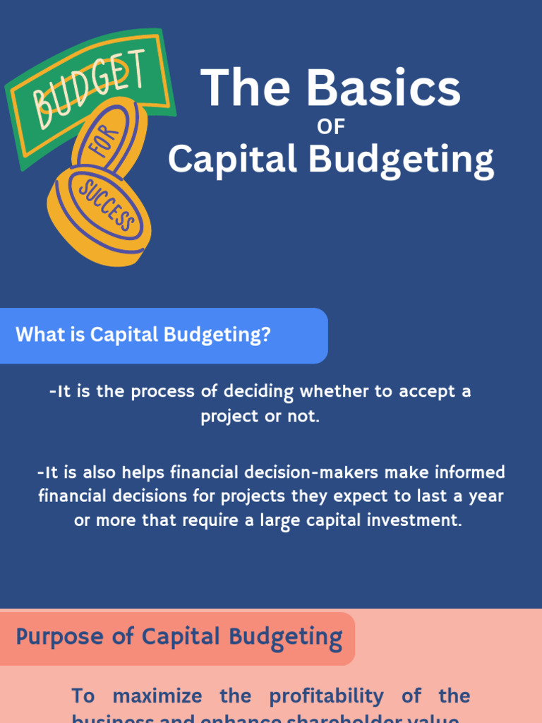 Basics of Capital Budgeting PDF | PDF