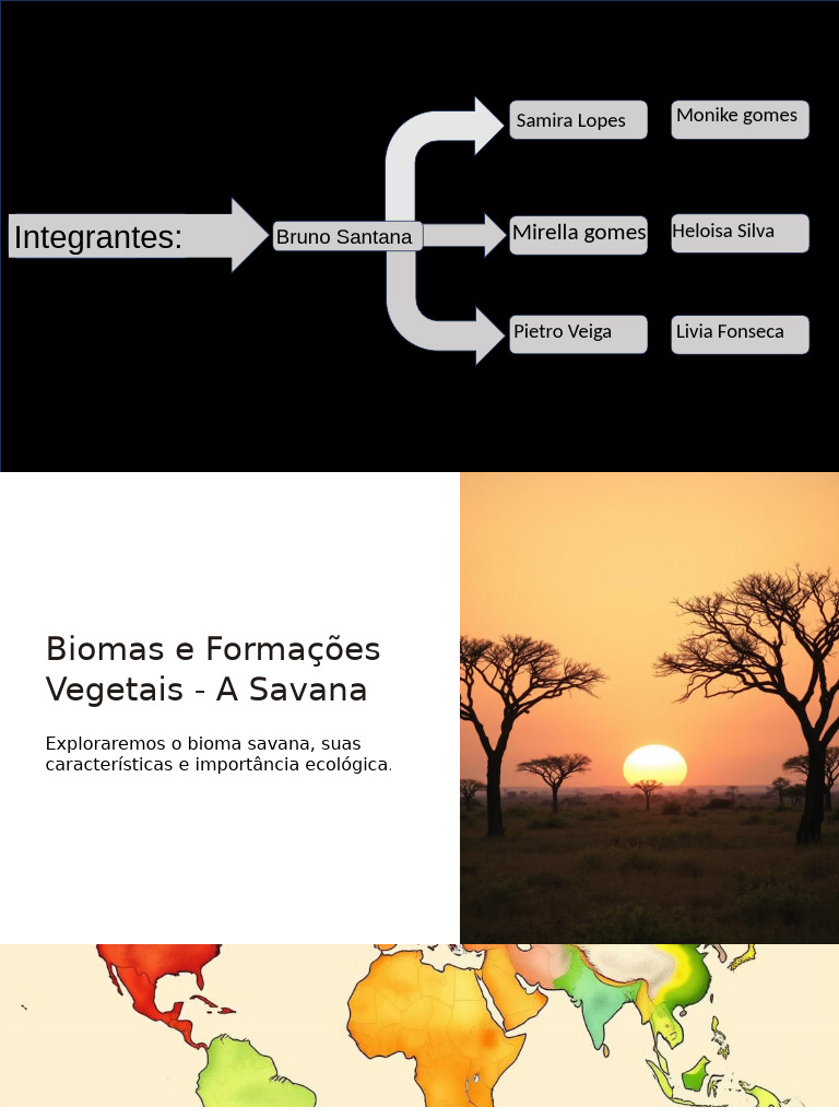 Biomas e Formacoes Vegetais a Savana | PDF