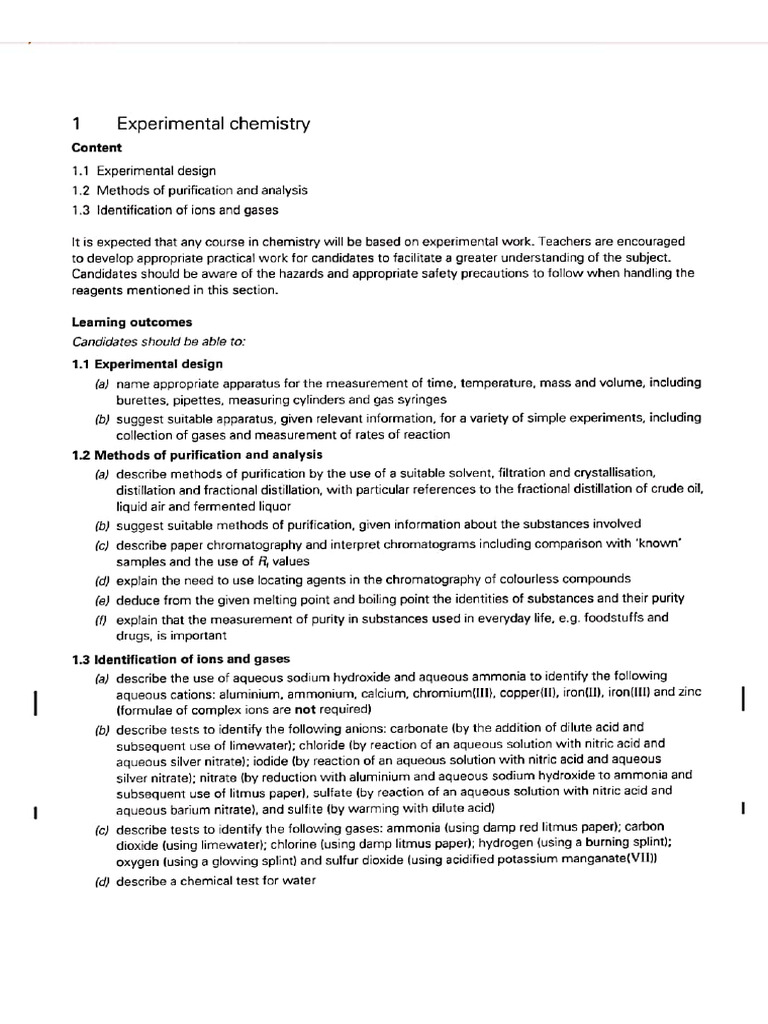 Experimental Chemistry by Sir Rashid 2 | PDF