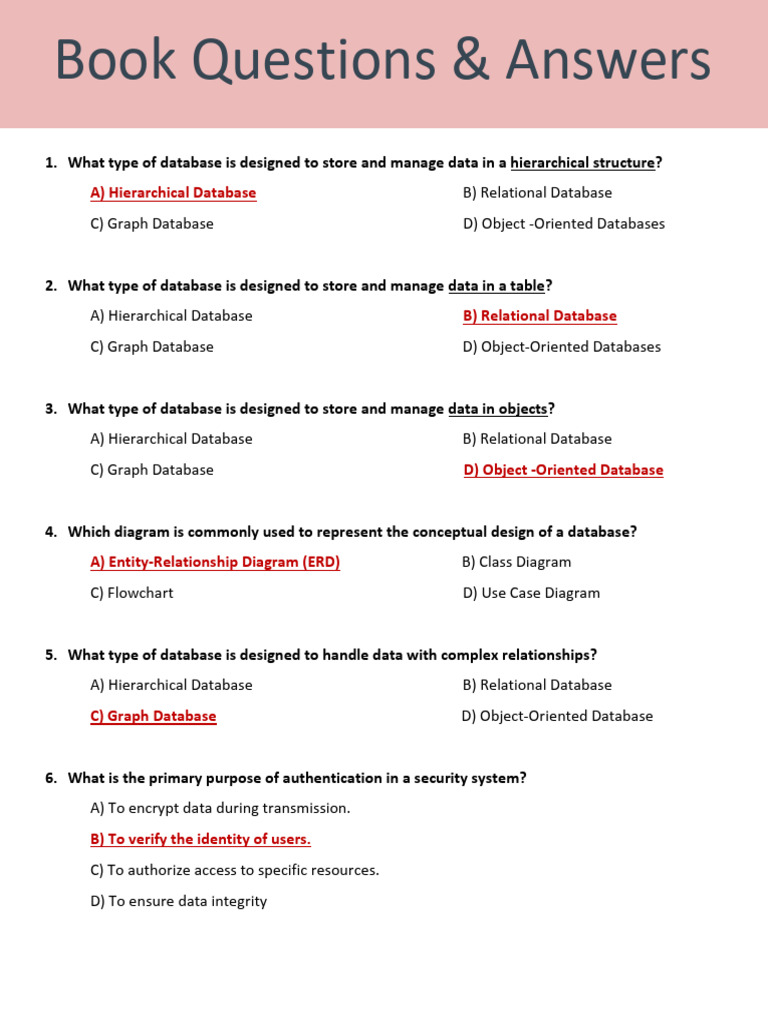 Database Book Questions and Answers | PDF | Database Transaction ...
