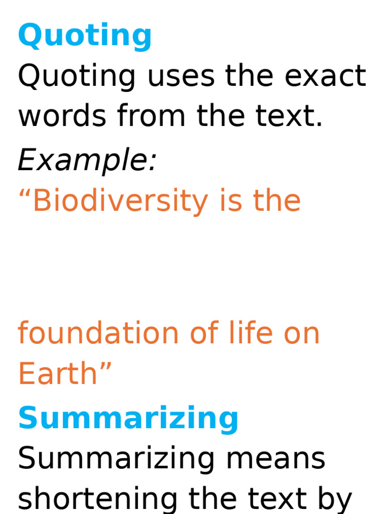 Quoting | PDF