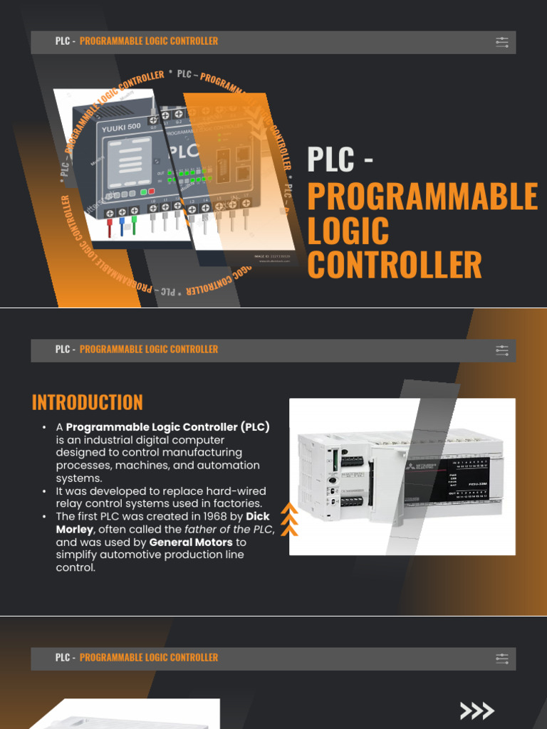 PLC Introduction | PDF | Programmable Logic Controller | Computer ...