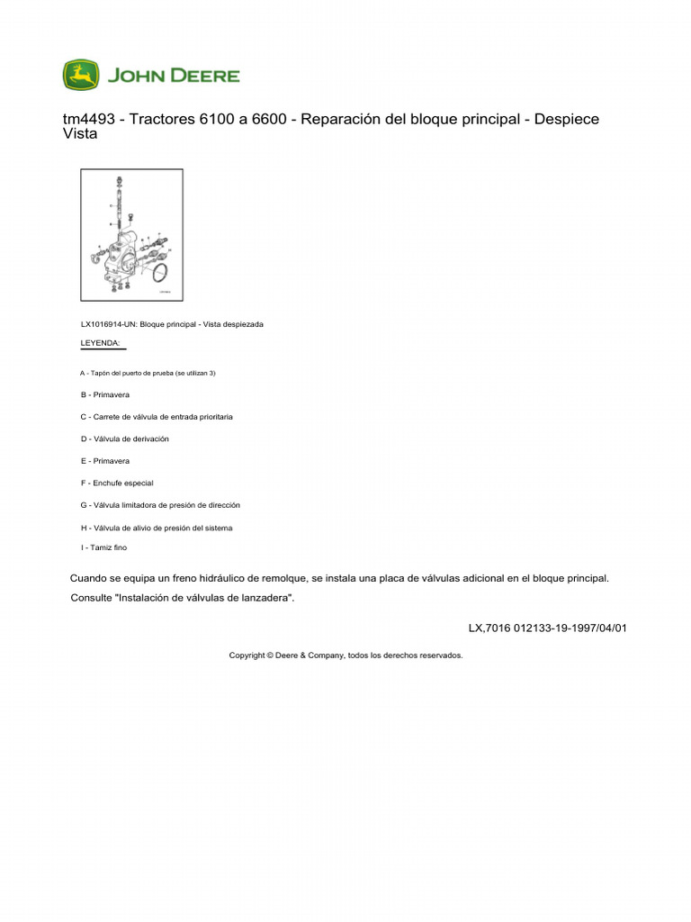 Repairing The Main Block - Exploded View - tm4493 - Service ADVISOR™ | PDF