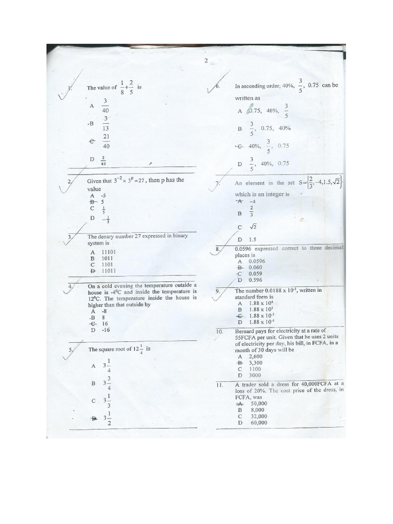 2015 p1 Math | PDF