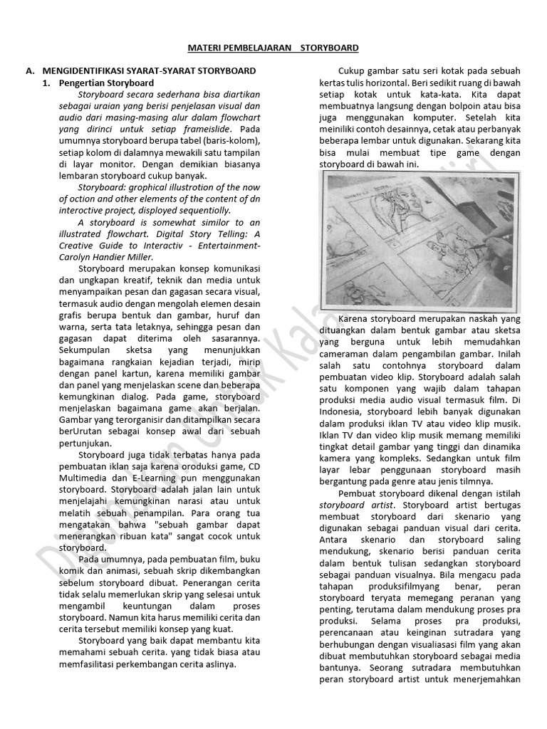 Modul Storyboard | PDF