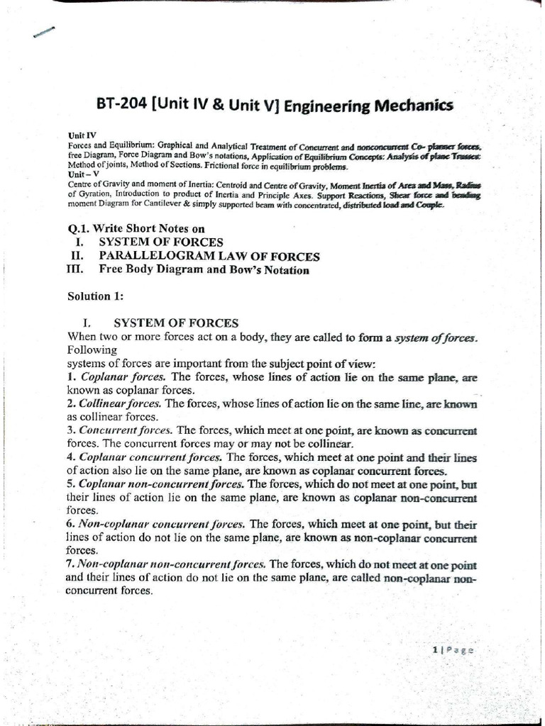 10 Ques Mechanics | PDF